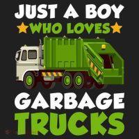 Just A Boy Who Loves Garbage Trucks Lover Trucker Tumbler thumb 3