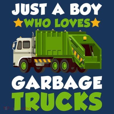 Just A Boy Who Loves Garbage Trucks Lover Trucker Sustainable Bucket Hat