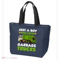 Just A Boy Who Loves Garbage Trucks Lover Trucker Tote Bag thumb 3