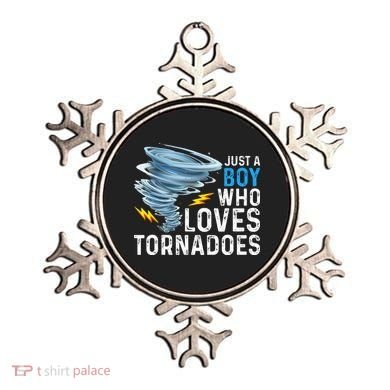Just A Boy Who Loves Tornadoes Storm Weather Chaser Ornament