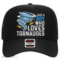Just A Boy Who Loves Tornadoes Storm Weather Chaser Hat thumb 0