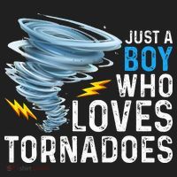 Just A Boy Who Loves Tornadoes Storm Weather Chaser Hat thumb 2