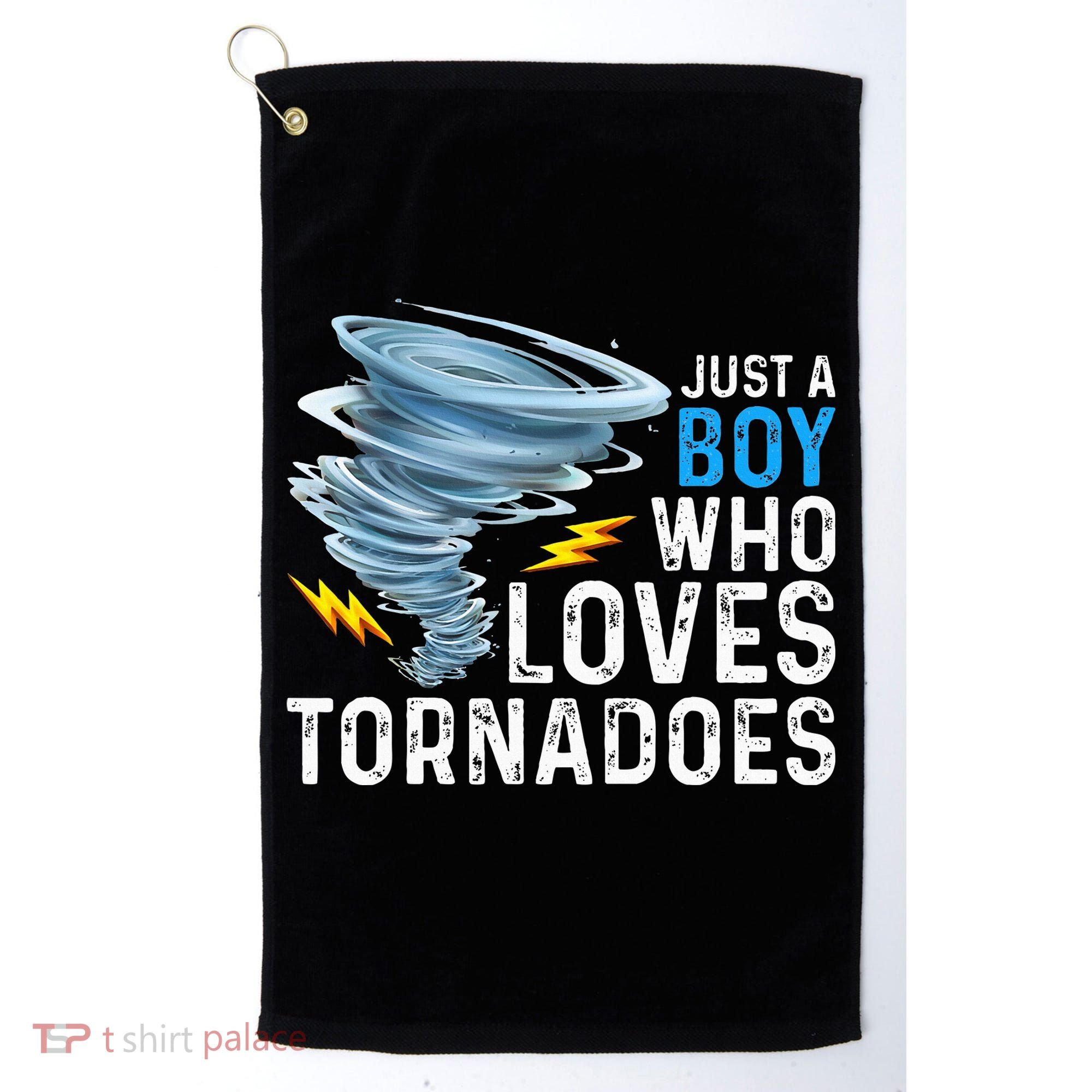 Just A Boy Who Loves Tornadoes Storm Weather Chaser Golf Towel