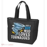 Just A Boy Who Loves Tornadoes Storm Weather Chaser Tote Bag thumb 3