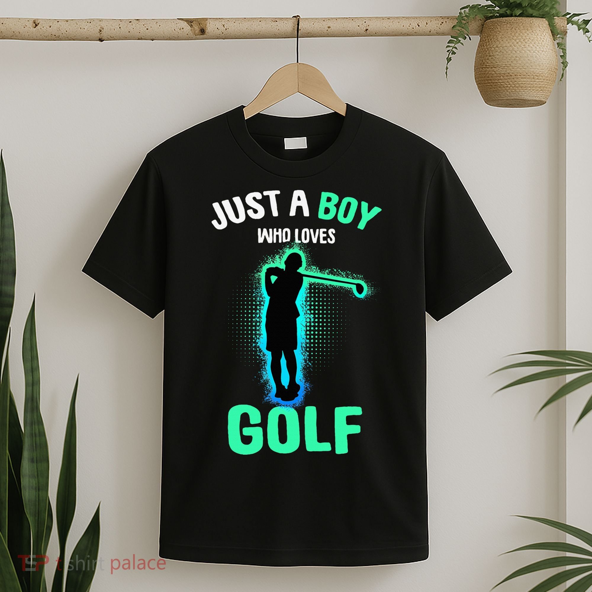 Just A Boy Who Loves Golf Club Golfer T-Shirt