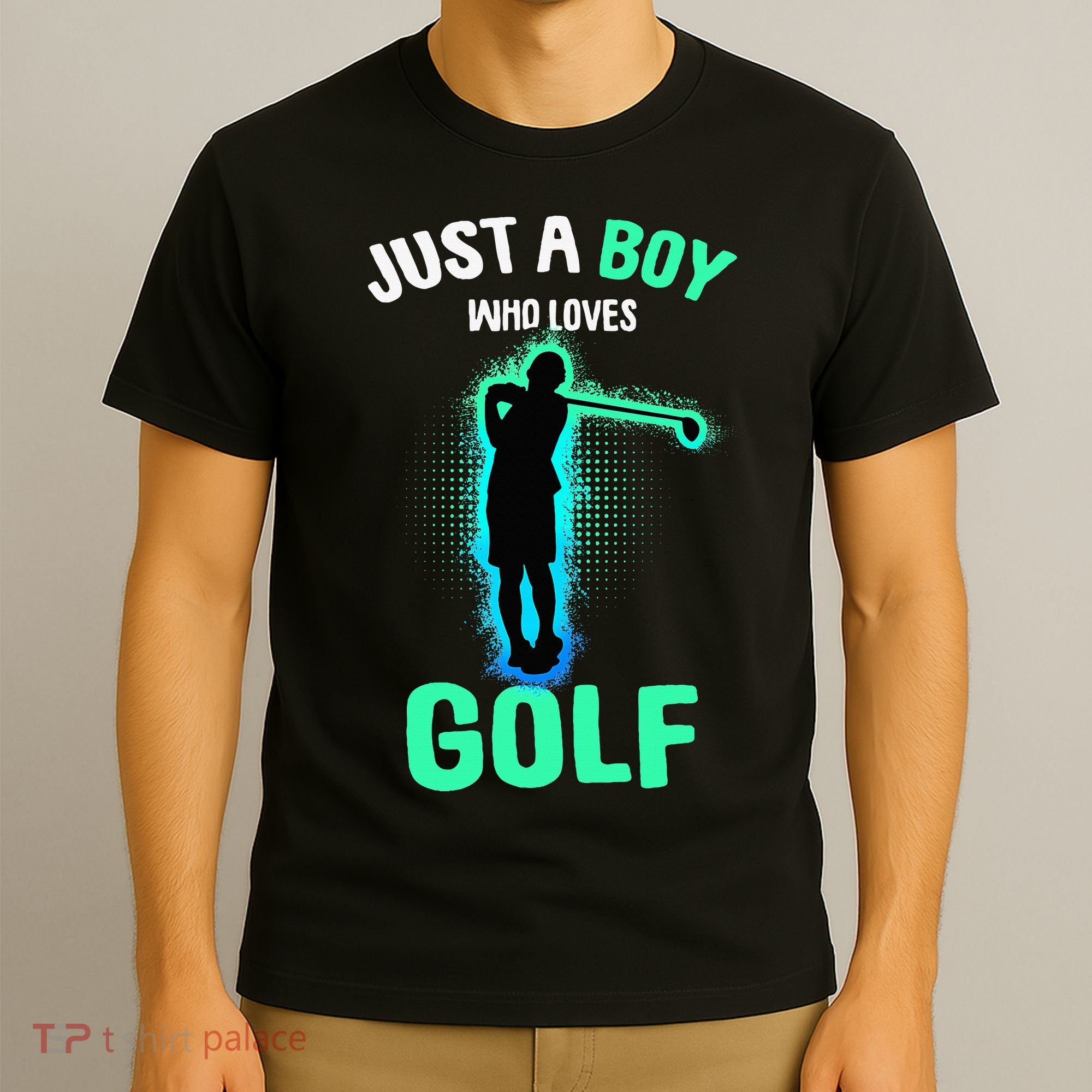 Just A Boy Who Loves Golf Club Golfer T-Shirt