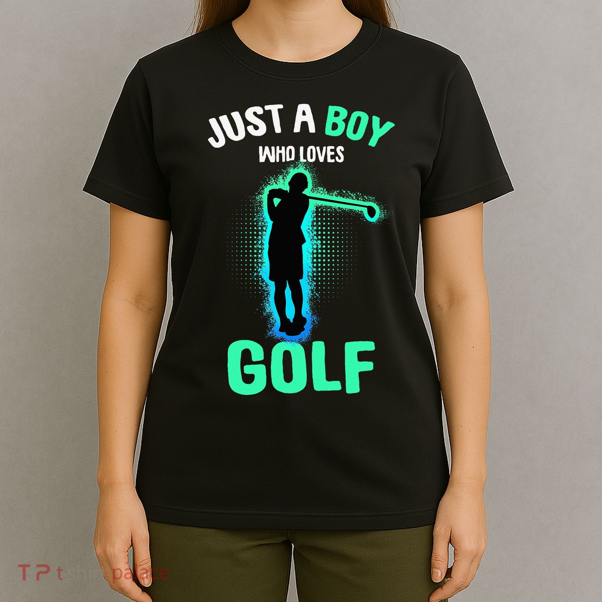 Just A Boy Who Loves Golf Club Golfer T-Shirt