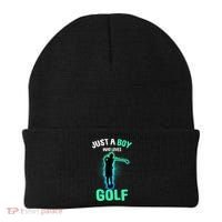 Just A Boy Who Loves Golf Club Golfer Beanie thumb 0