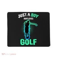 Just A Boy Who Loves Golf Club Golfer Mousepad thumb 0