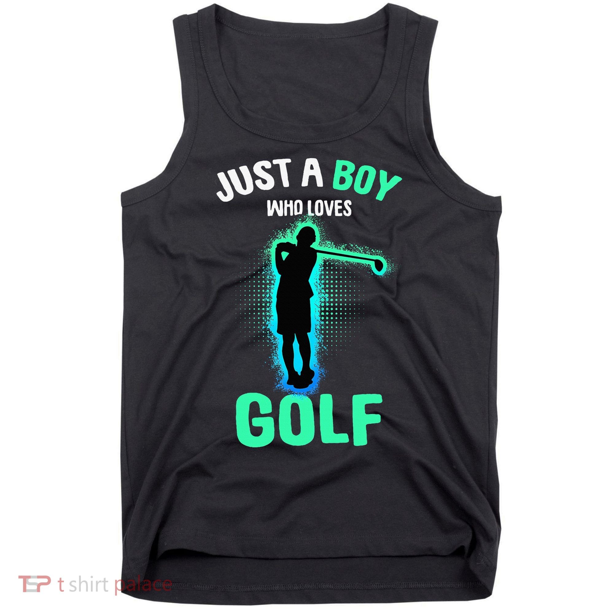 Just A Boy Who Loves Golf Club Golfer Tank Top