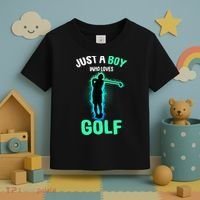 Just A Boy Who Loves Golf Club Golfer Toddler T-Shirt thumb 3