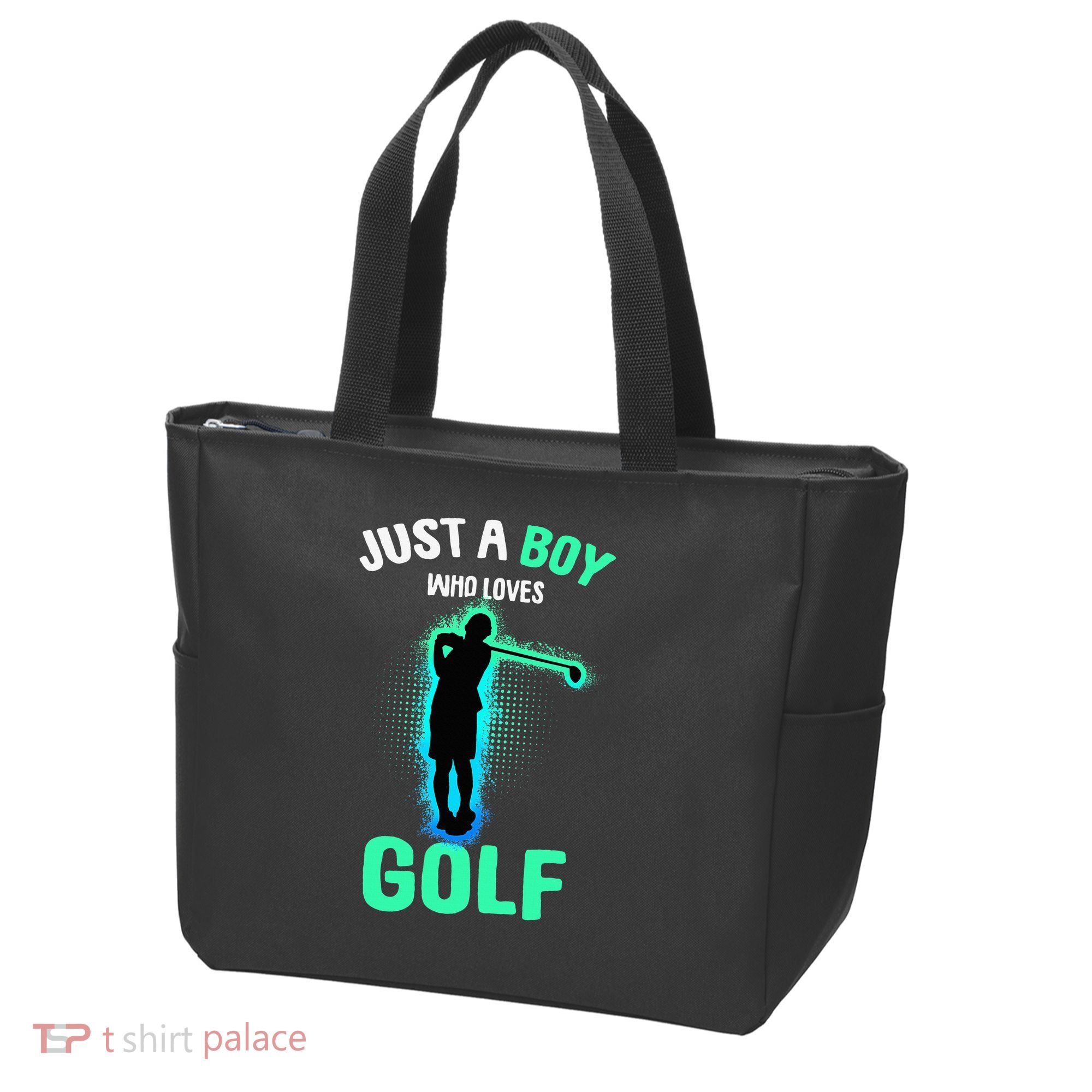 Just A Boy Who Loves Golf Club Golfer Tote Bag