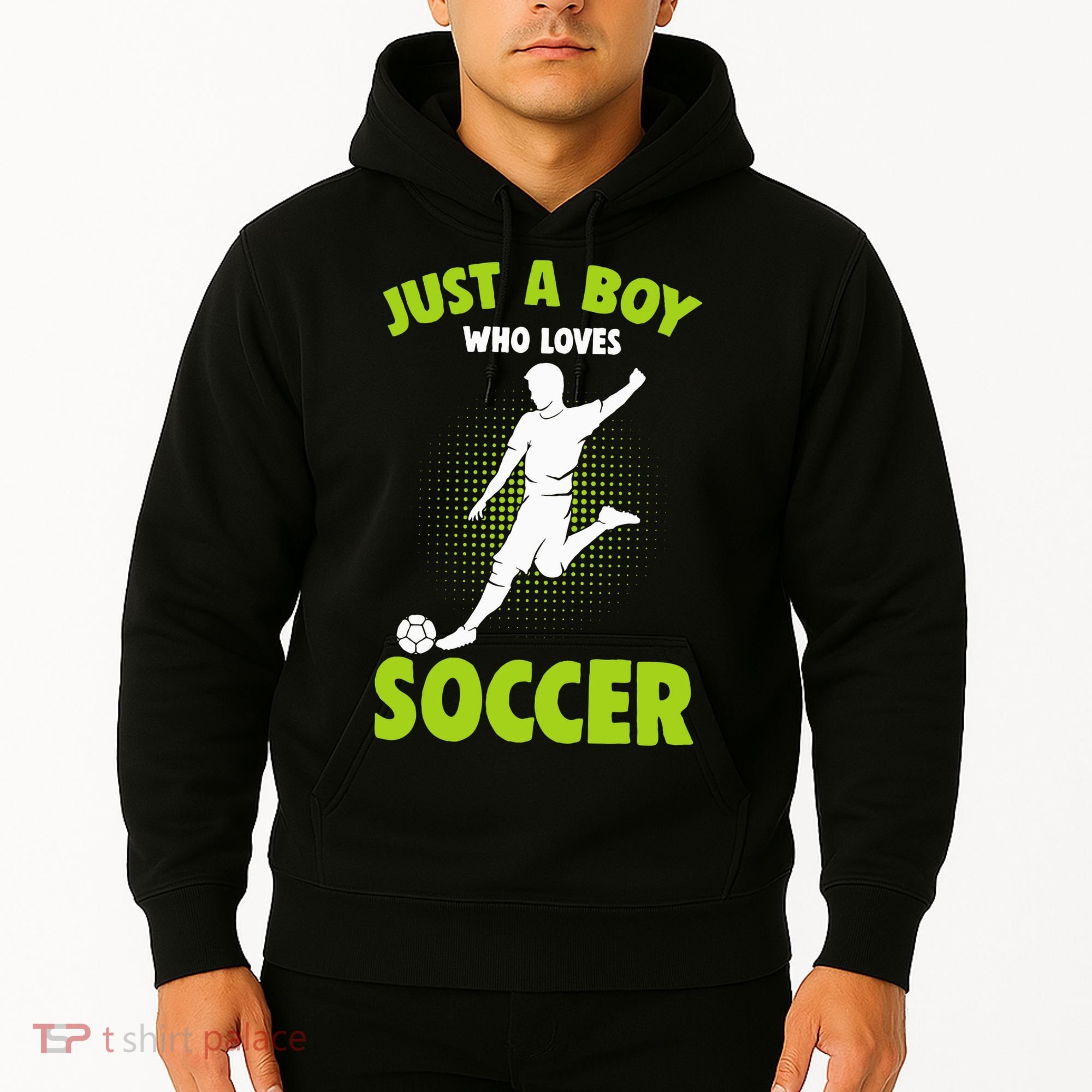 Just A Boy Who Loves Soccer Gift Hoodie