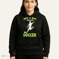 Just A Boy Who Loves Soccer Gift Hoodie thumb 5
