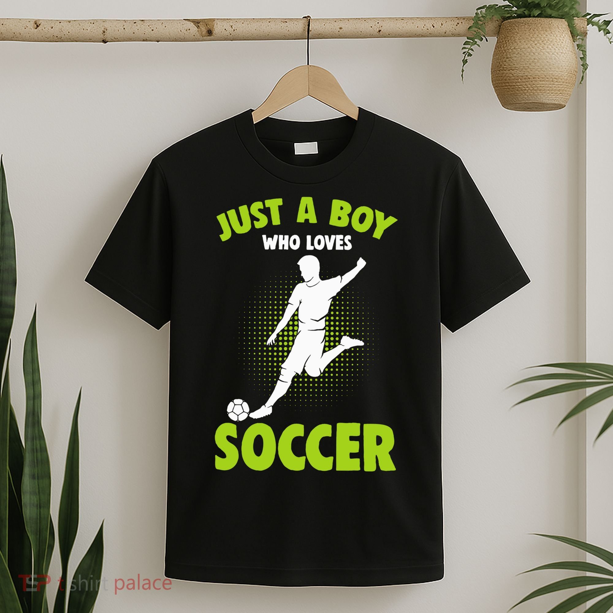 Just A Boy Who Loves Soccer Gift T-Shirt