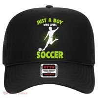 Just A Boy Who Loves Soccer Gift Hat thumb 0