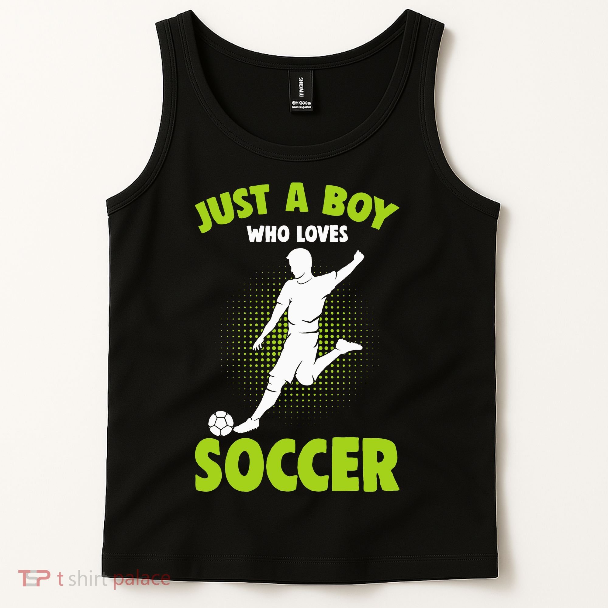 Just A Boy Who Loves Soccer Gift Tank Top