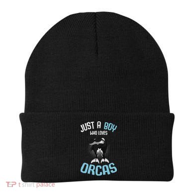 Just A Boy Who Loves Orcas Killer Whale Beanie