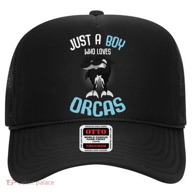 Just A Boy Who Loves Orcas Killer Whale Hat