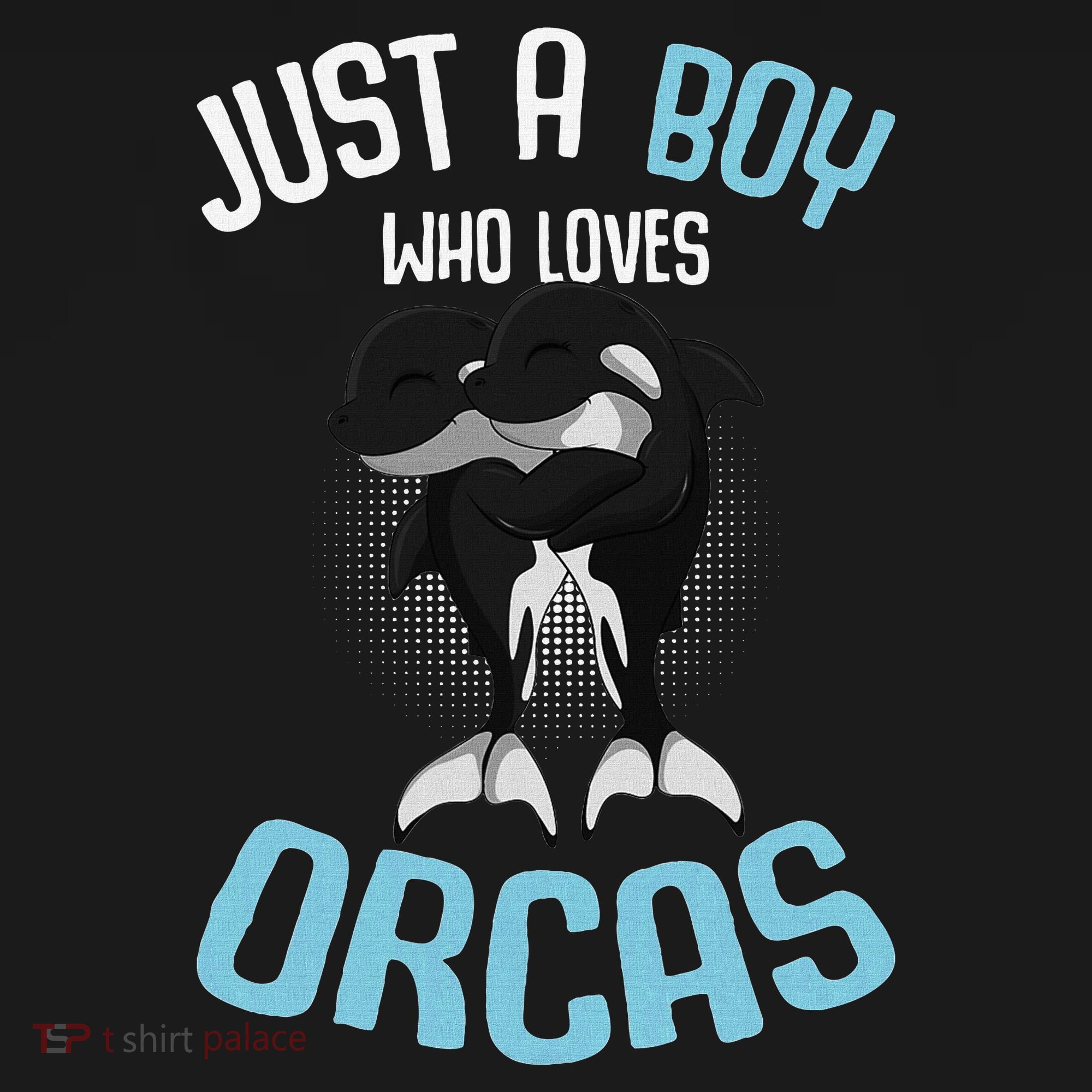 Just A Boy Who Loves Orcas Killer Whale Tank Top