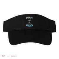 Just A Boy Who Loves Orcas Killer Whale Visor thumb 0