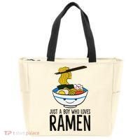 Just A Boy Who Loves Ramen Tote Bag thumb 0