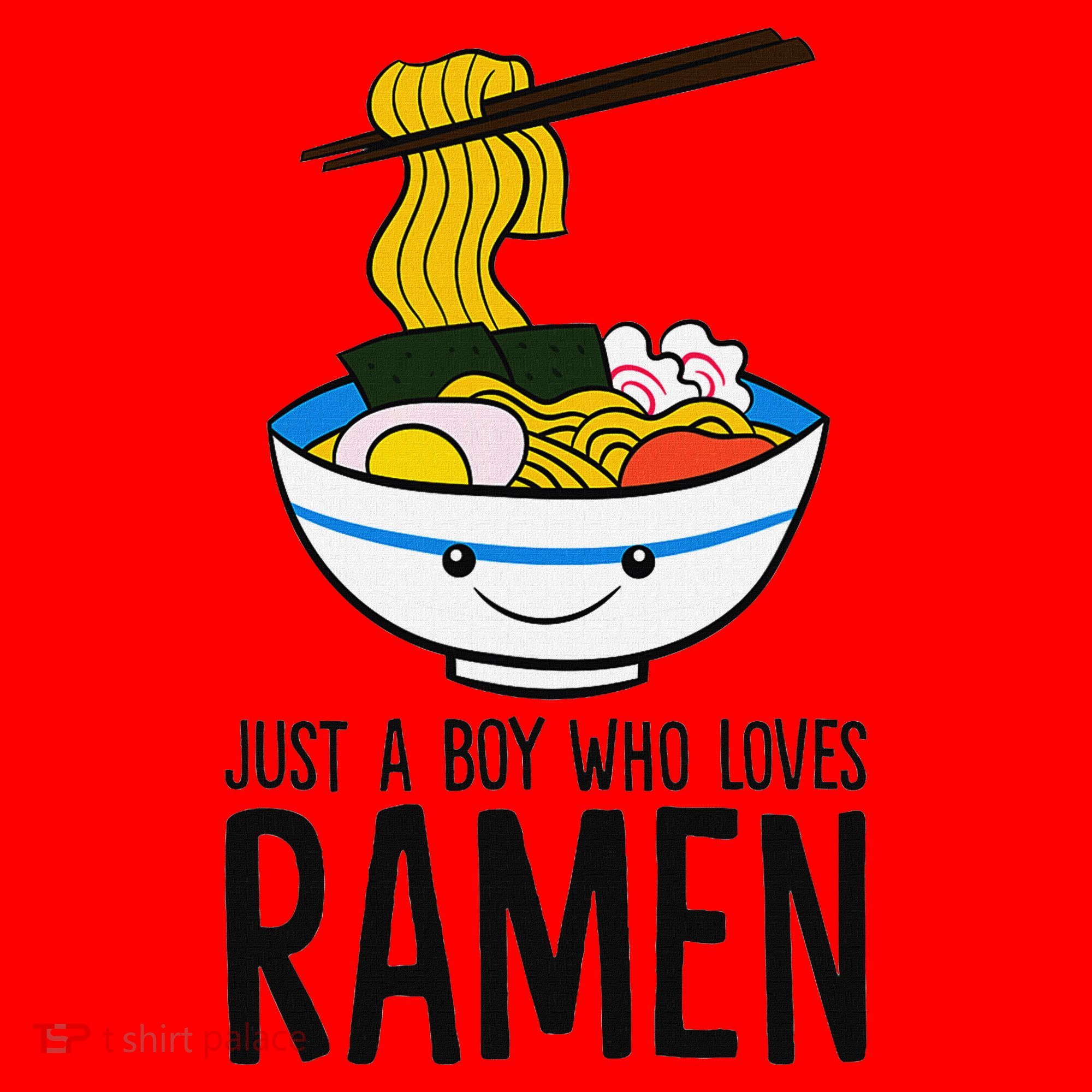 Just A Boy Who Loves Ramen Santa Hat