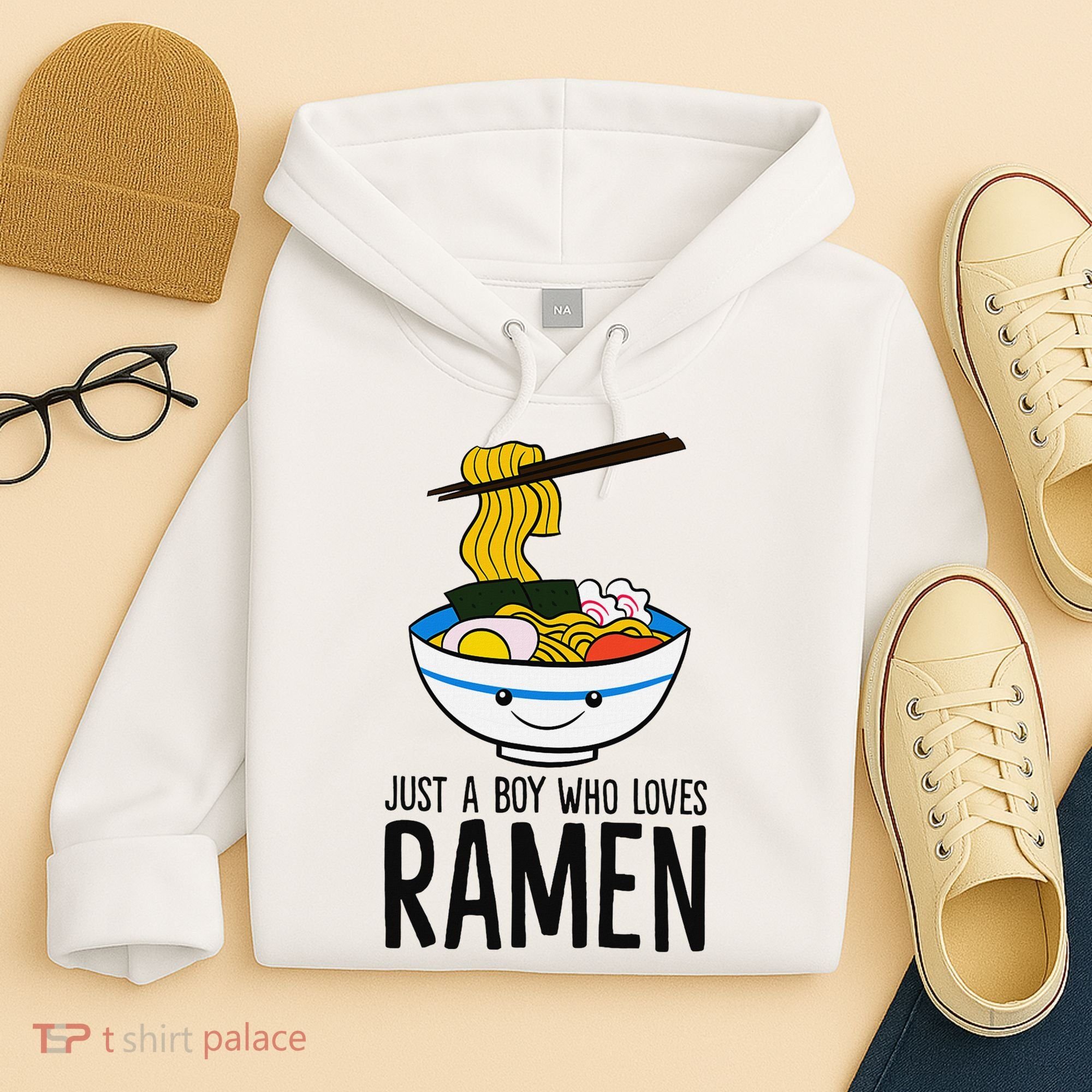 Just A Boy Who Loves Ramen Hoodie