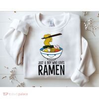 Just A Boy Who Loves Ramen Sweatshirt thumb 2