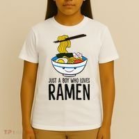 Just A Boy Who Loves Ramen T-Shirt thumb 4