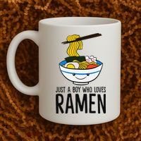 Just A Boy Who Loves Ramen Coffee Mug thumb 2
