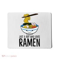 Just A Boy Who Loves Ramen Mousepad thumb 0