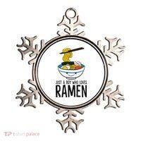 Just A Boy Who Loves Ramen Ornament thumb 0