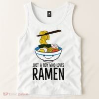Just A Boy Who Loves Ramen Tank Top thumb 2