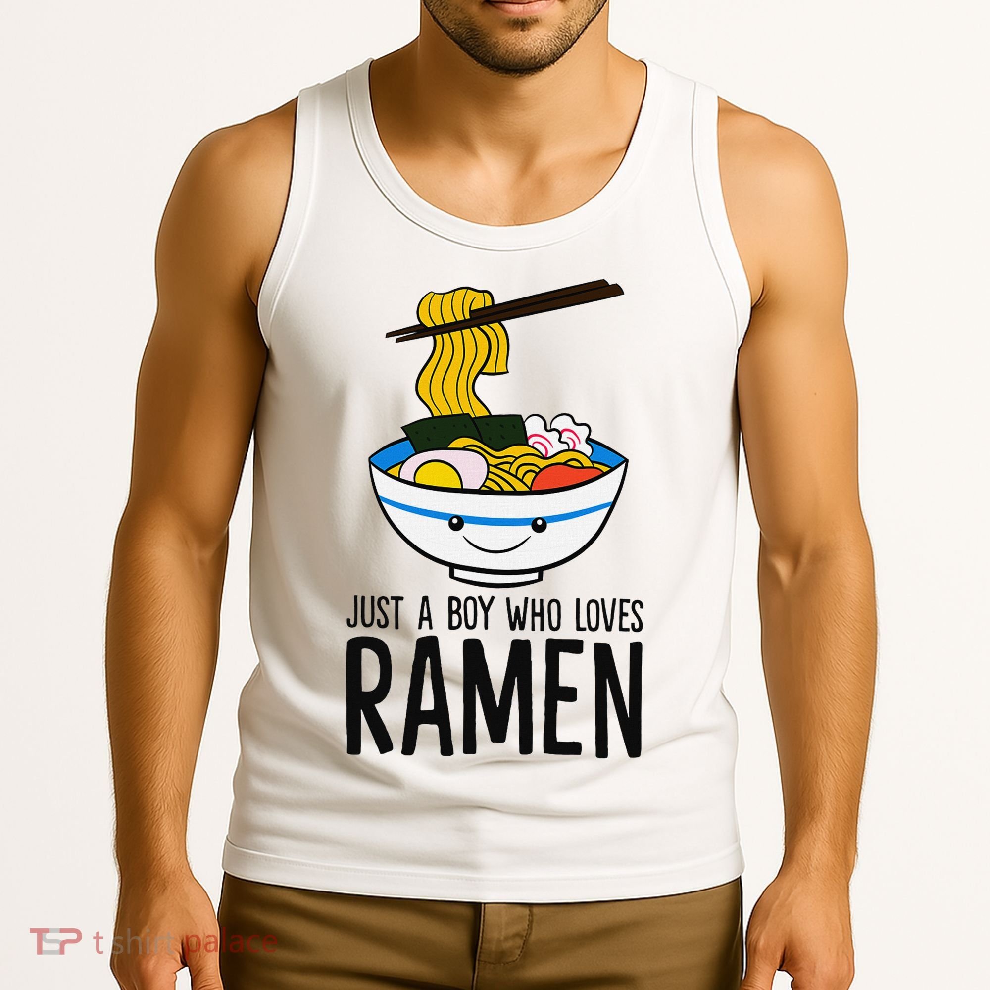 Just A Boy Who Loves Ramen Tank Top