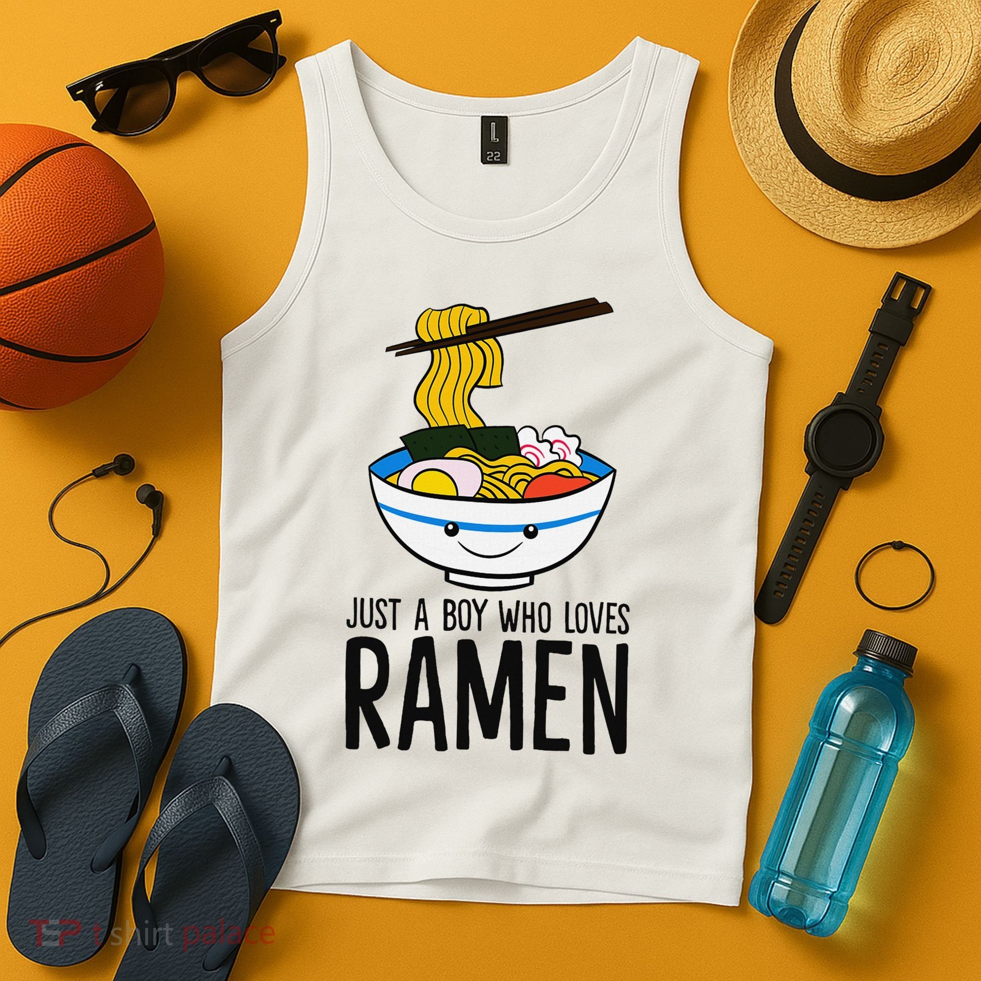 Just A Boy Who Loves Ramen Tank Top