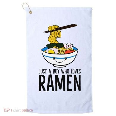 Just A Boy Who Loves Ramen Golf Towel