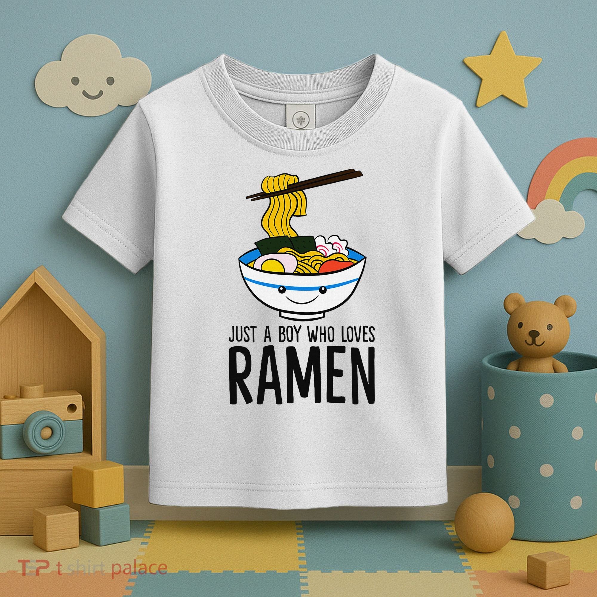 Just A Boy Who Loves Ramen Toddler T-Shirt