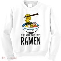Just A Boy Who Loves Ramen Kids Sweatshirt thumb 0