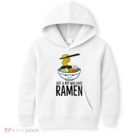 Just A Boy Who Loves Ramen Kids Hoodie thumb 0