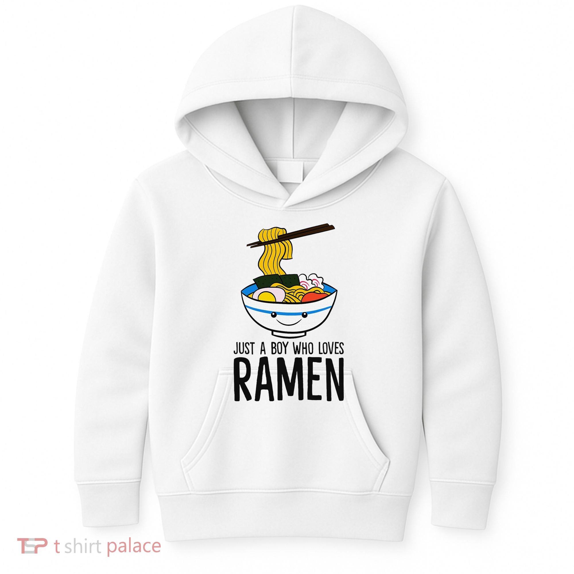 Just A Boy Who Loves Ramen Kids Hoodie