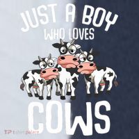 Just A Boy Who Loves Cows Farmers Cow Sport-Tek Competitor United Soccer Jersey thumb 4