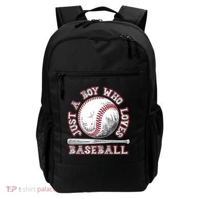 Just A Boy Who Loves Baseball Backpack