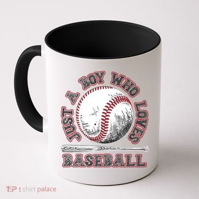 Just A Boy Who Loves Baseball Coffee Mug