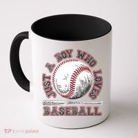 Just A Boy Who Loves Baseball Coffee Mug thumb 0