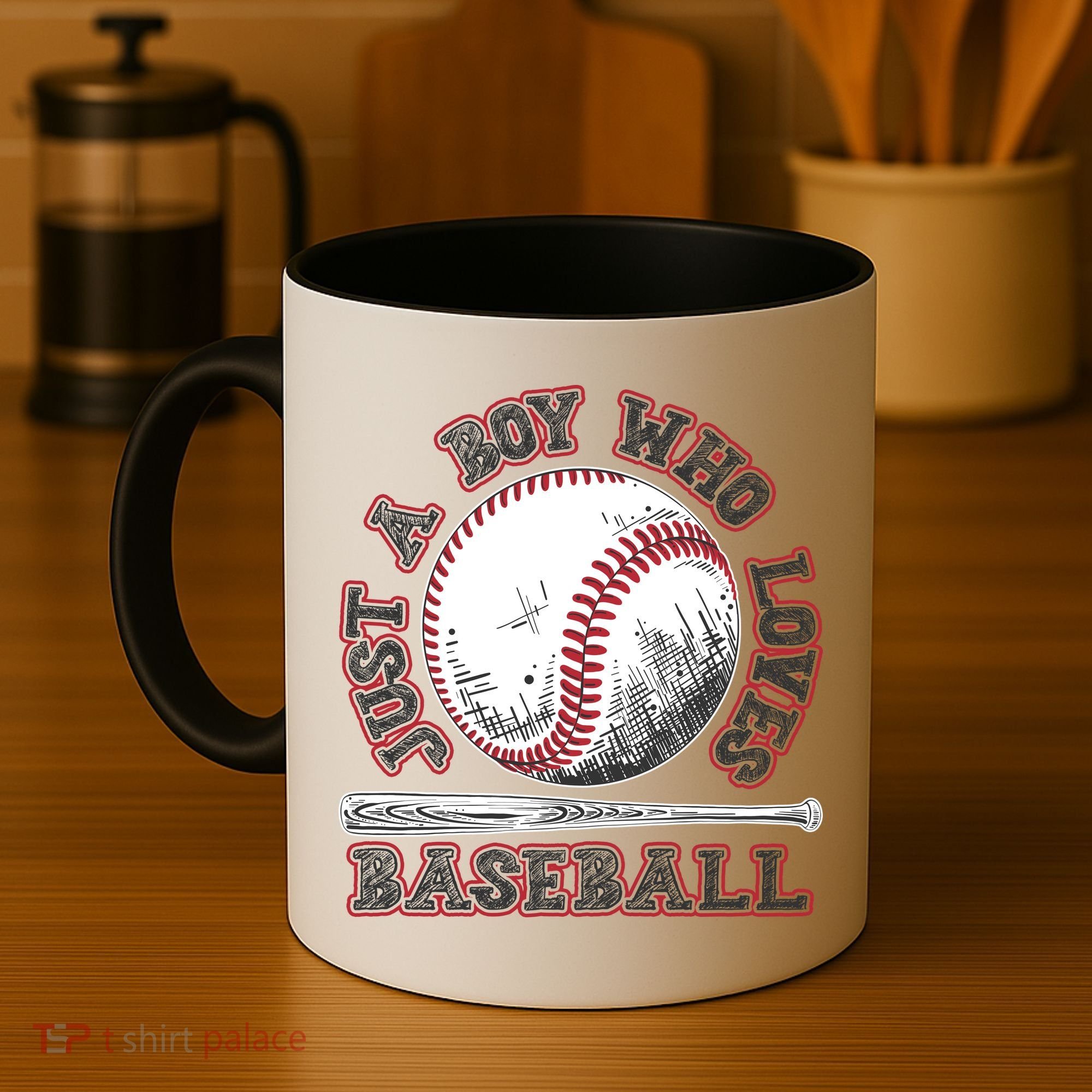 Just A Boy Who Loves Baseball Coffee Mug