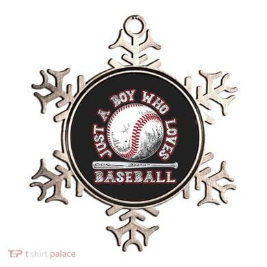 Just A Boy Who Loves Baseball Ornament