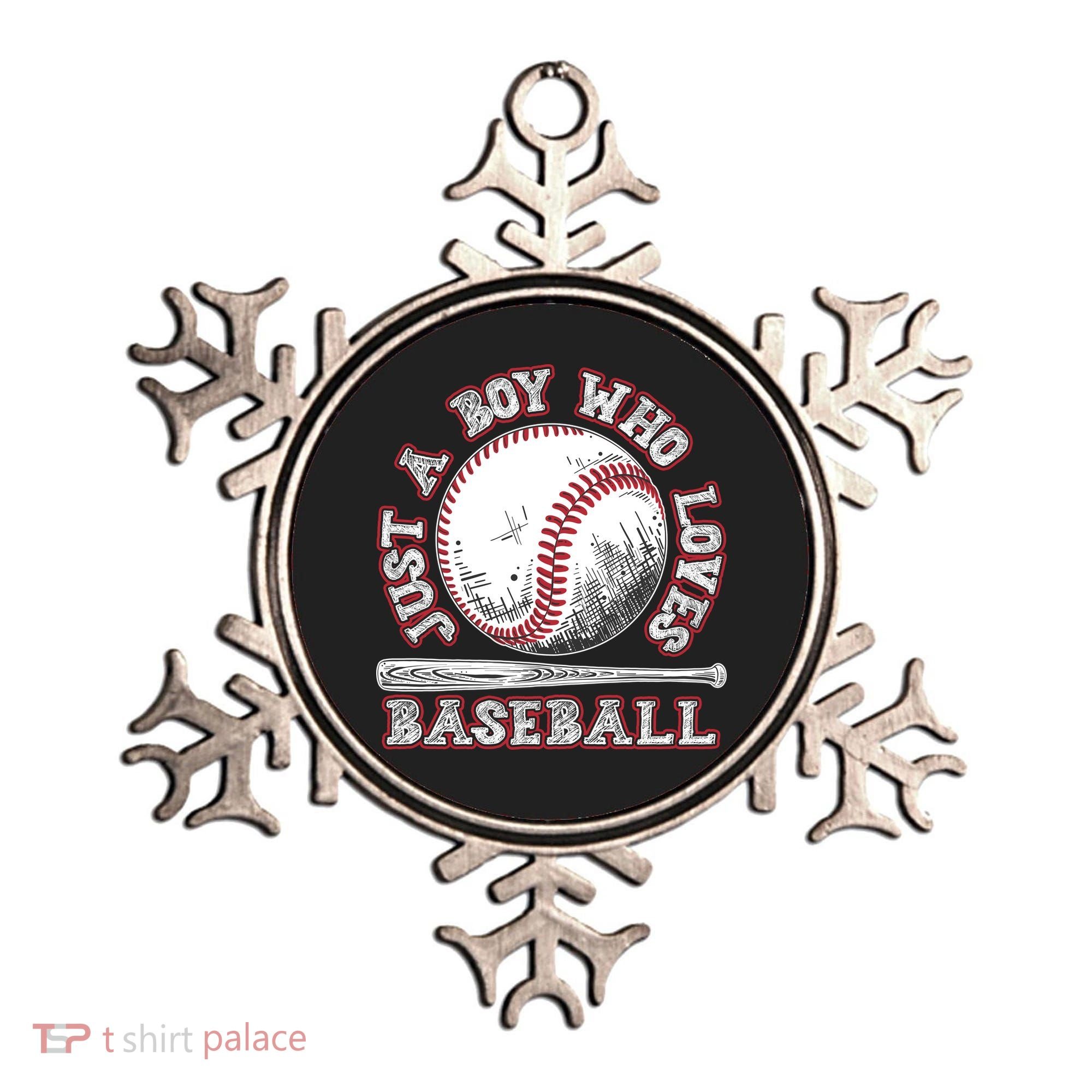 Just A Boy Who Loves Baseball Ornament