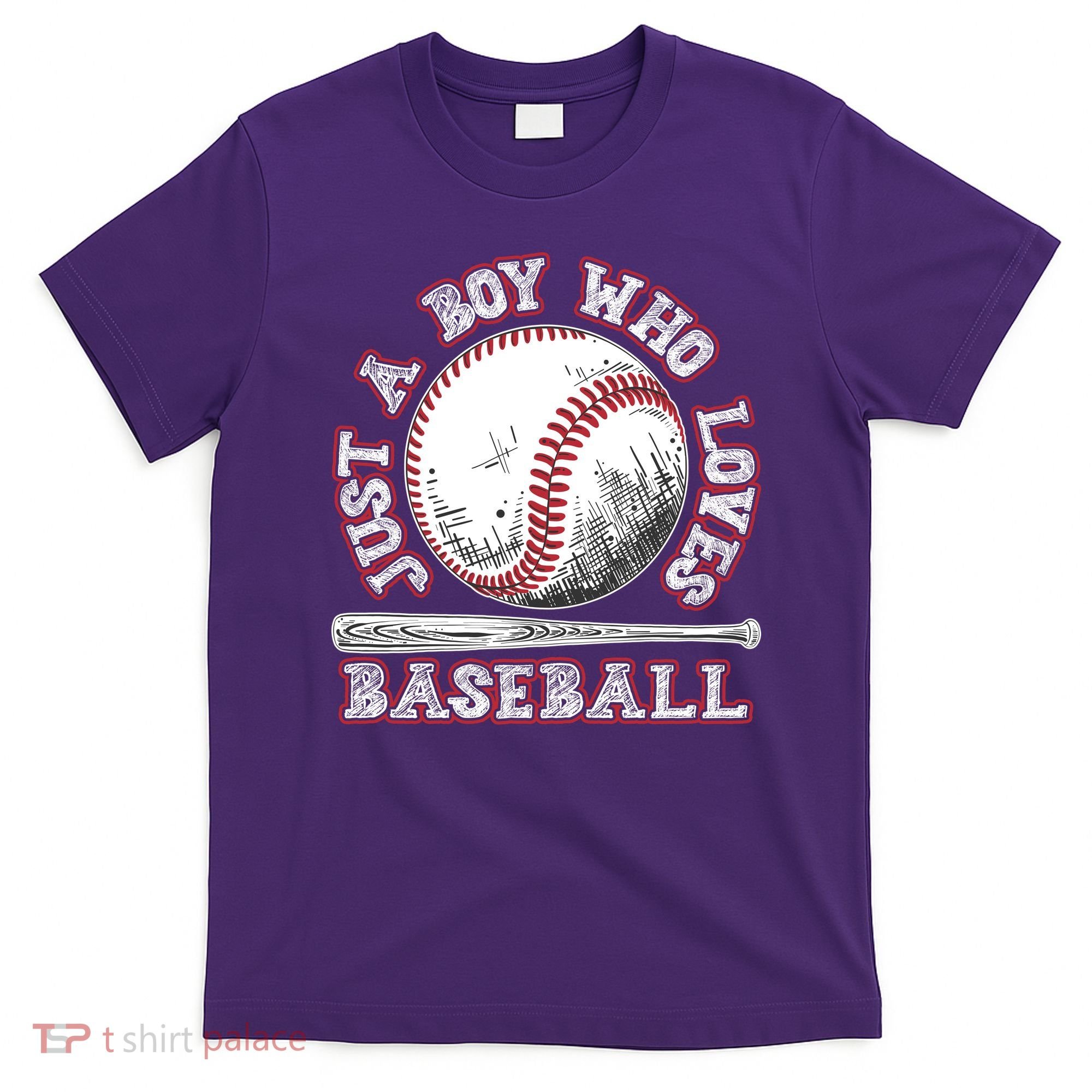 Just A Boy Who Loves Baseball T-Shirt