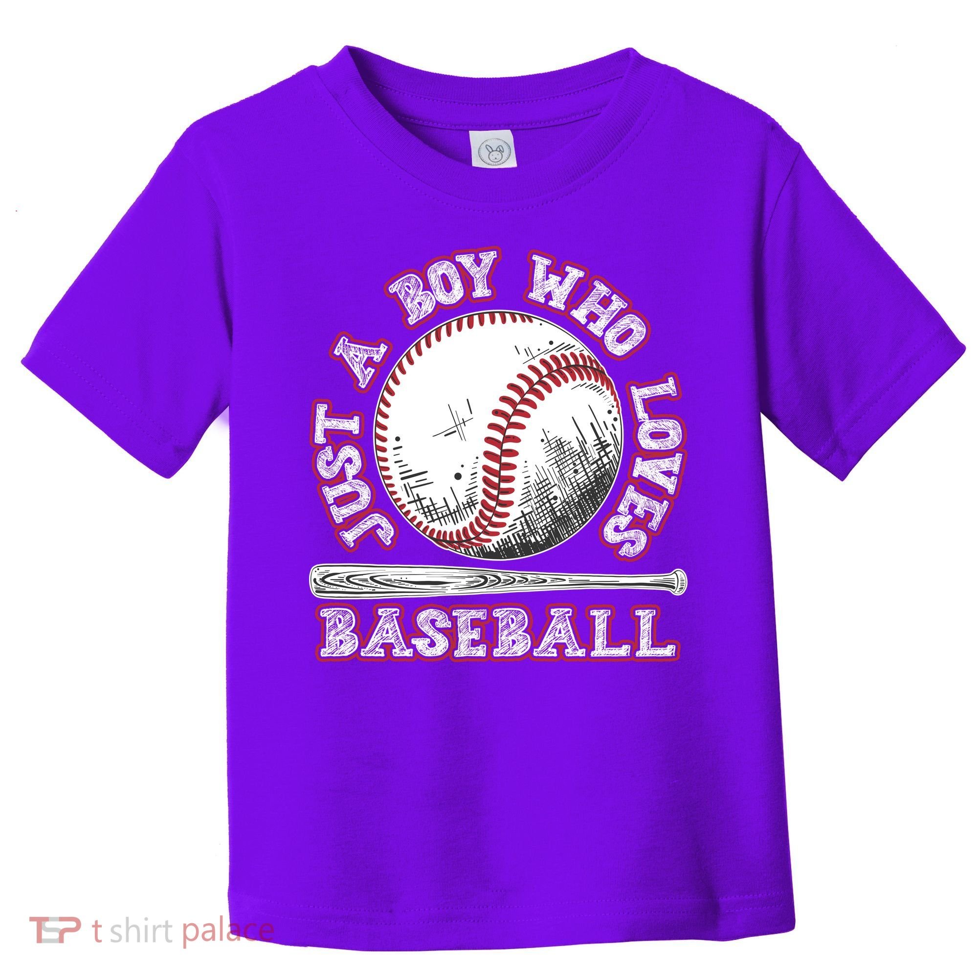 Just A Boy Who Loves Baseball Toddler T-Shirt